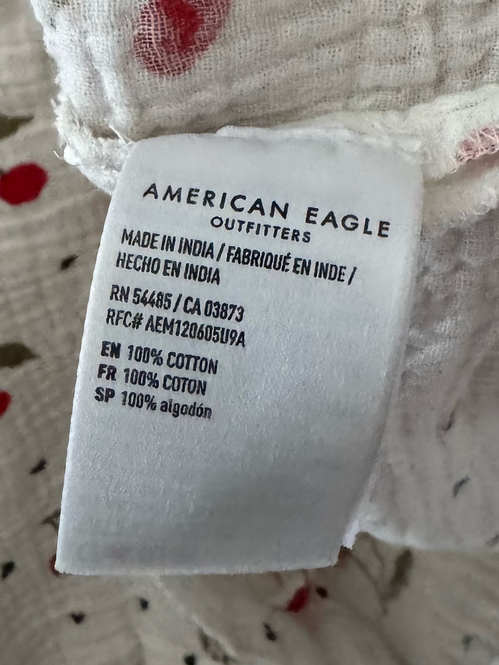 American Eagle AE Cotton Gauze Pajama PJs Set XL Bundle of Two Cherries Western - Picture 8 of 15